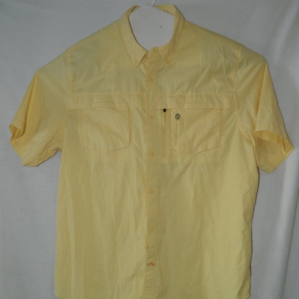 Coleman Fishing Camping SS Shirt XXL